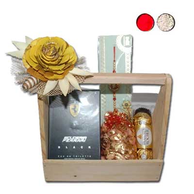 "Premium Rakhi hamper- PRC-5 - Click here to View more details about this Product